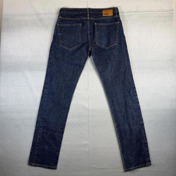 Chrome Industries Jeans Mens 30x33 Blue Dark Wash Slim USA Made A Code Denim - Picture 3 of 7